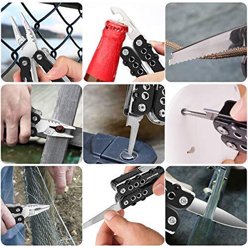 morpilot Multitool, 25-in-1 Multifunktionswerkzeug Taschenmesser Zange, Faltbar