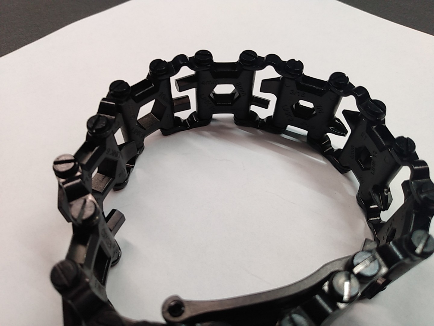 Leatherman Tread STYLE Stainless Steel Multitool Bracelet Black