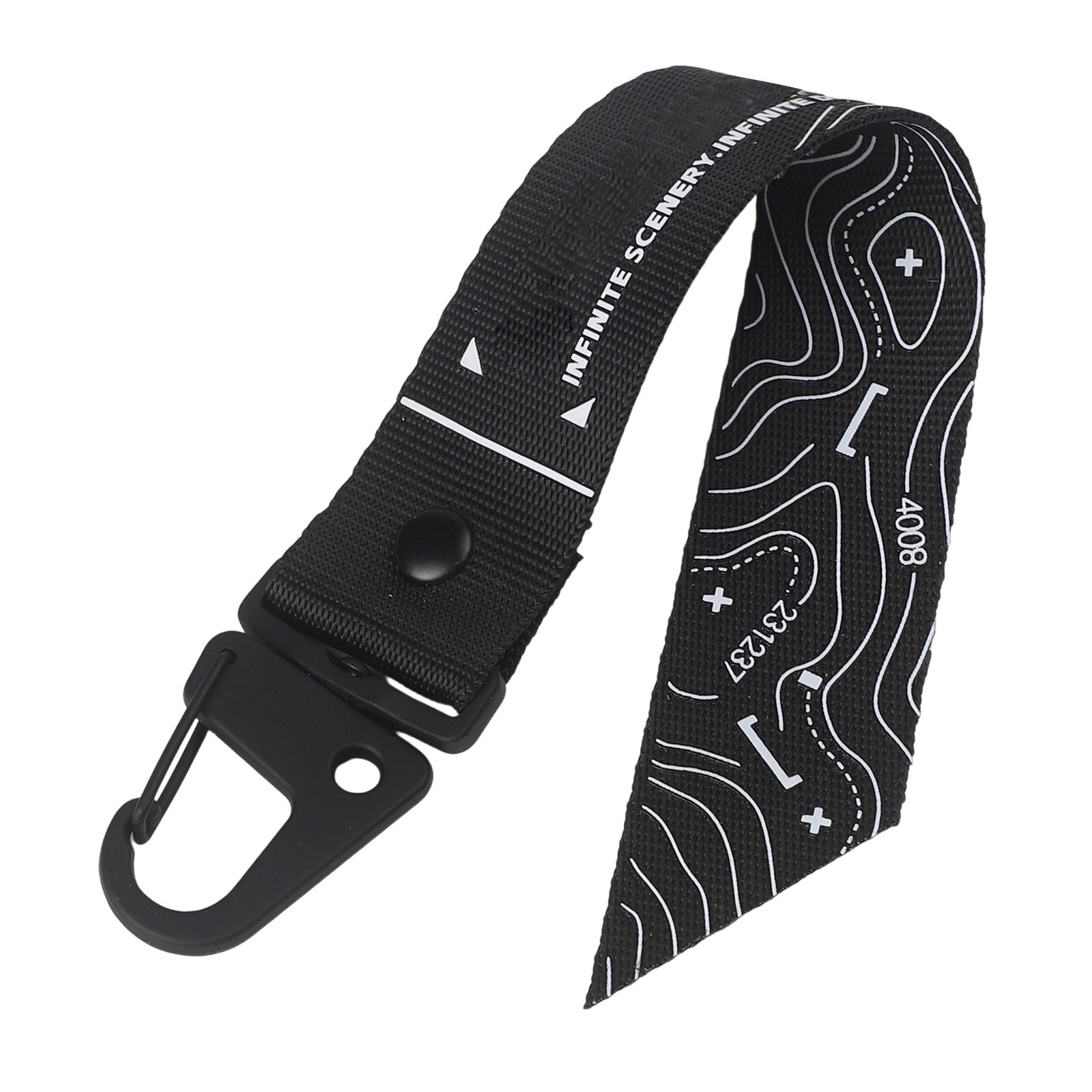 Imitation Nylon Lanyard with Zinc Alloy Buckle Perfect for Outdoor Use