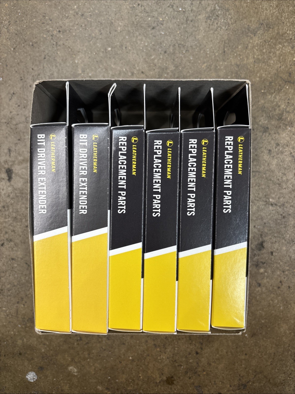 4x Leatherman Replacement Parts & 2x Leatherman Bit Driver Extenders.