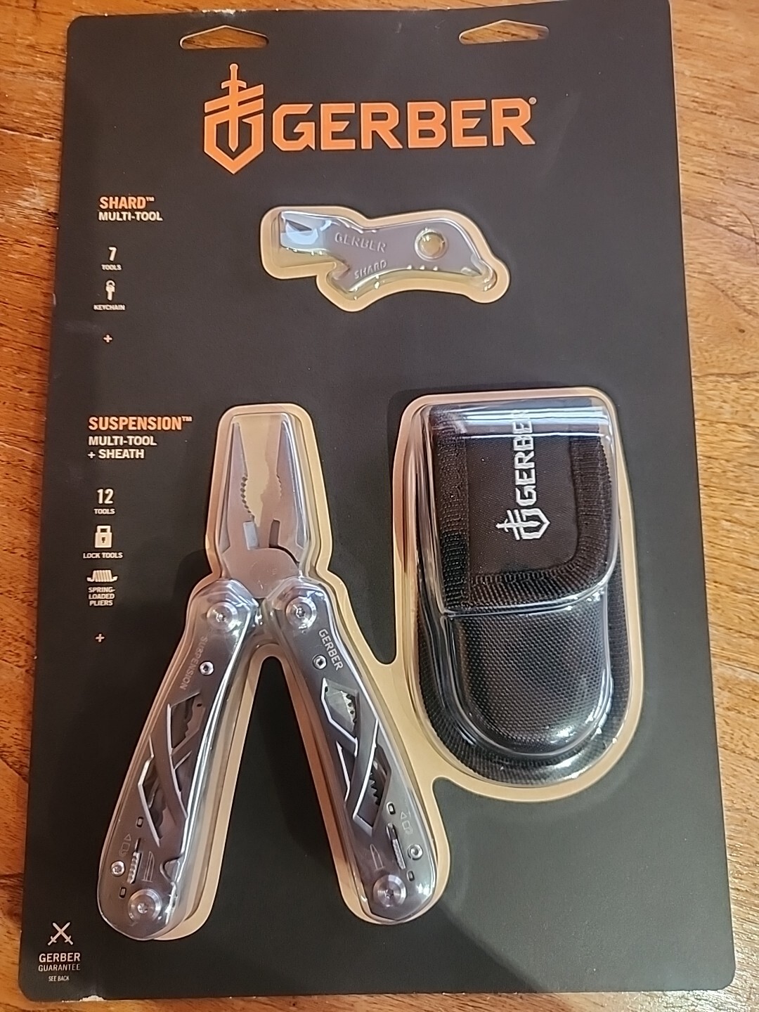 Gerber Suspension Multi-Tool + Sheath & Shard Multi-Tool NEW, Sealed