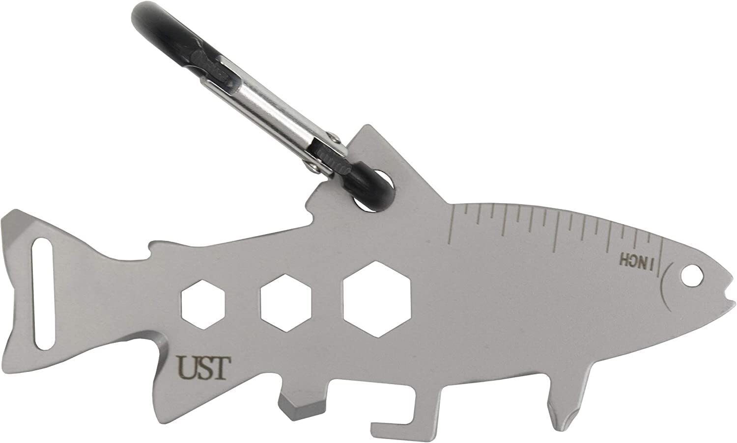 ust Tool-a-Long Carabiner Clip Compact Multi-Tool Bundle Beaver, Frog, Trout