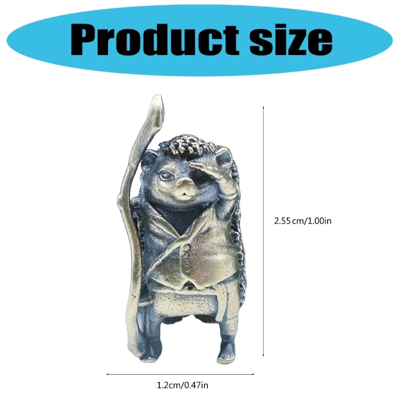 Hedgehog Parachute Cord Beads Vintage Charm Beads for Paracord Pendants
