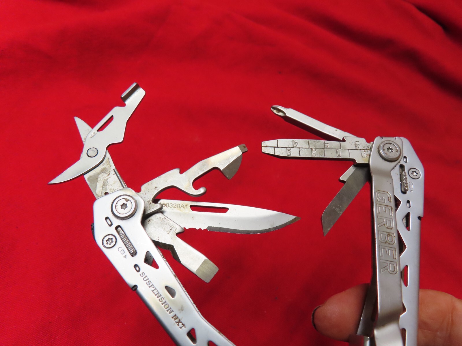 Gerber Suspension NXT Multi-Tool,Vtg,SS,Long Nose,w/o case,~GD+🤠🤠🤠G10.20.24
