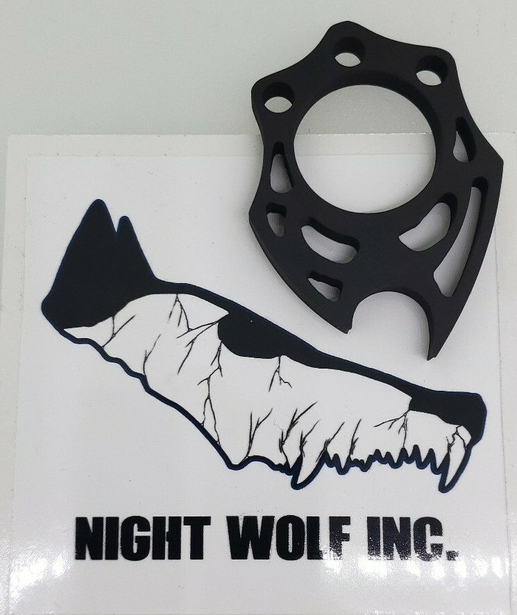 Nightwolf USA Carbon Steel EDC Tool cerakote Tactical Predator 🇺🇸 CNC 4140