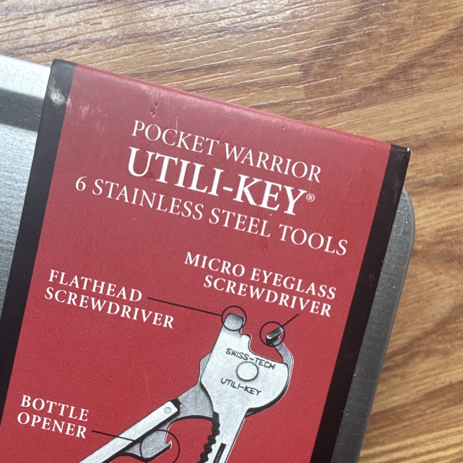 Utili-Key Pocket Warrior 6-Tool Stainless Multi-Tool w/ Bottle Opener Lanyard