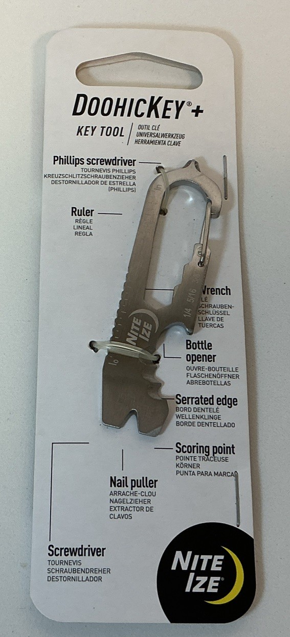 Nite Ize DoohicKey Keychain Mini Multi-Purpose Pocket Tool Stainless Steel New