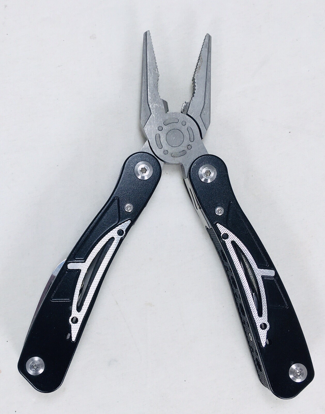Sheffield 13 In 1 Precision Multi-Tool Pliers, Screwdrivers, Knives, File, Etc