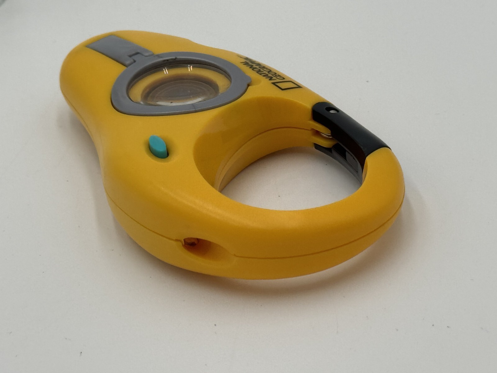 2002 National Geographic Society Carabiner Clip Compass Light Tweezers Outdoors