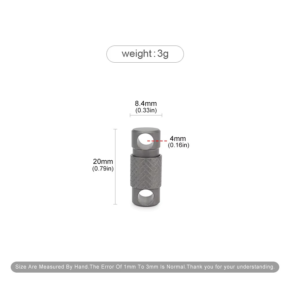 Titanium Alloy Mini Small Keychain 360 Degree Rotation Key Buckle MultiFunction