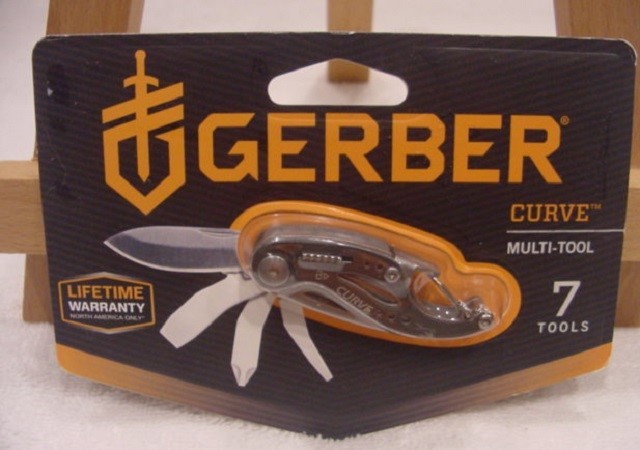 GERBER CURVE MULTI-TOOL 7 TOOLS IN ONE STAINLESS STEEL MIMSP