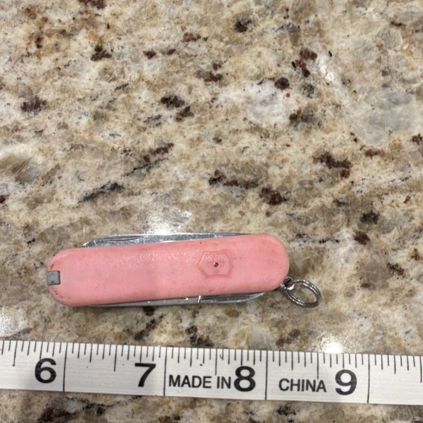 Victorinox Multi-Tool Pink Stainless Steel Knife Scissors Nail File