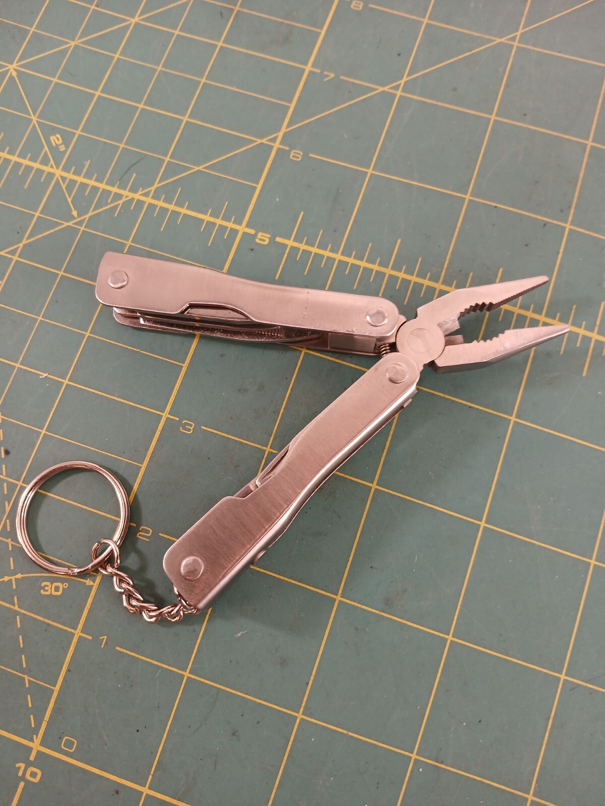 Mini Multitool Keychain with Belt Sheath ** New **