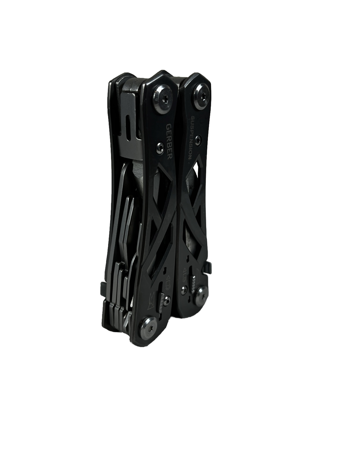 Gerber Suspension 12-in-1 Multi Tool – Pliers Knife Scissors Gray – Very Good