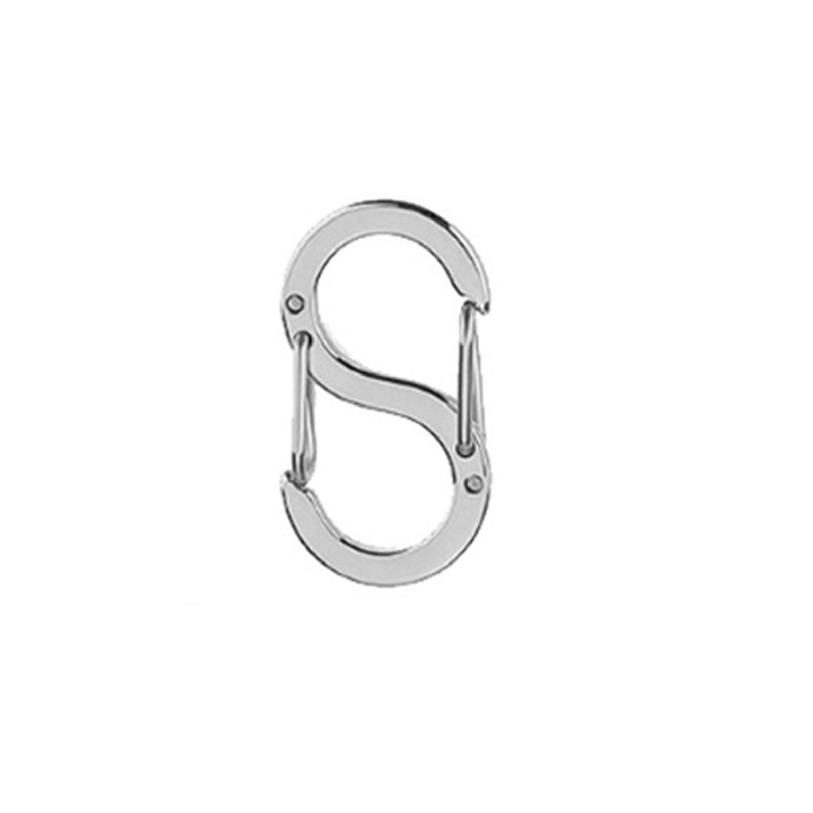 Titanium Alloy Hanging Buckle 8-shape S-shape Hook Clasp For Keychain Ring EDC
