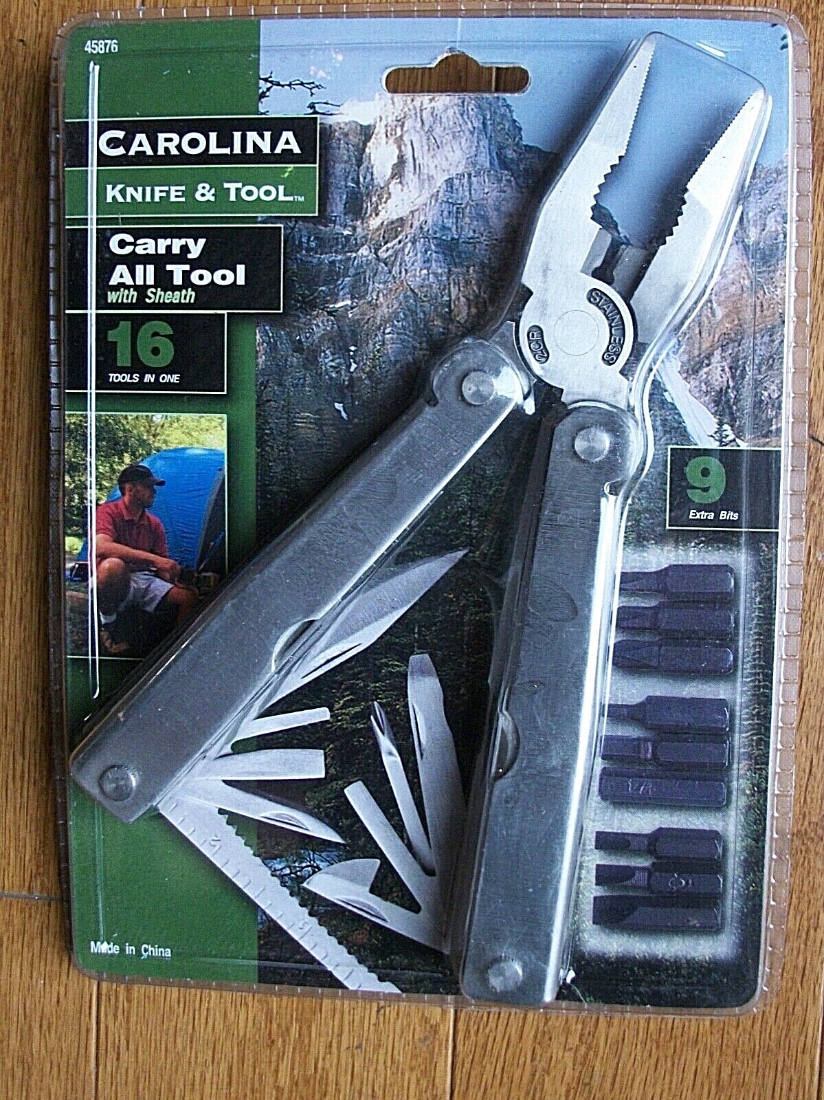 BRAND NEW CAROLINA KNIFE AND TOOL MULTI TOOL 16 TOOLS IN ONE CAMPING HUNTING