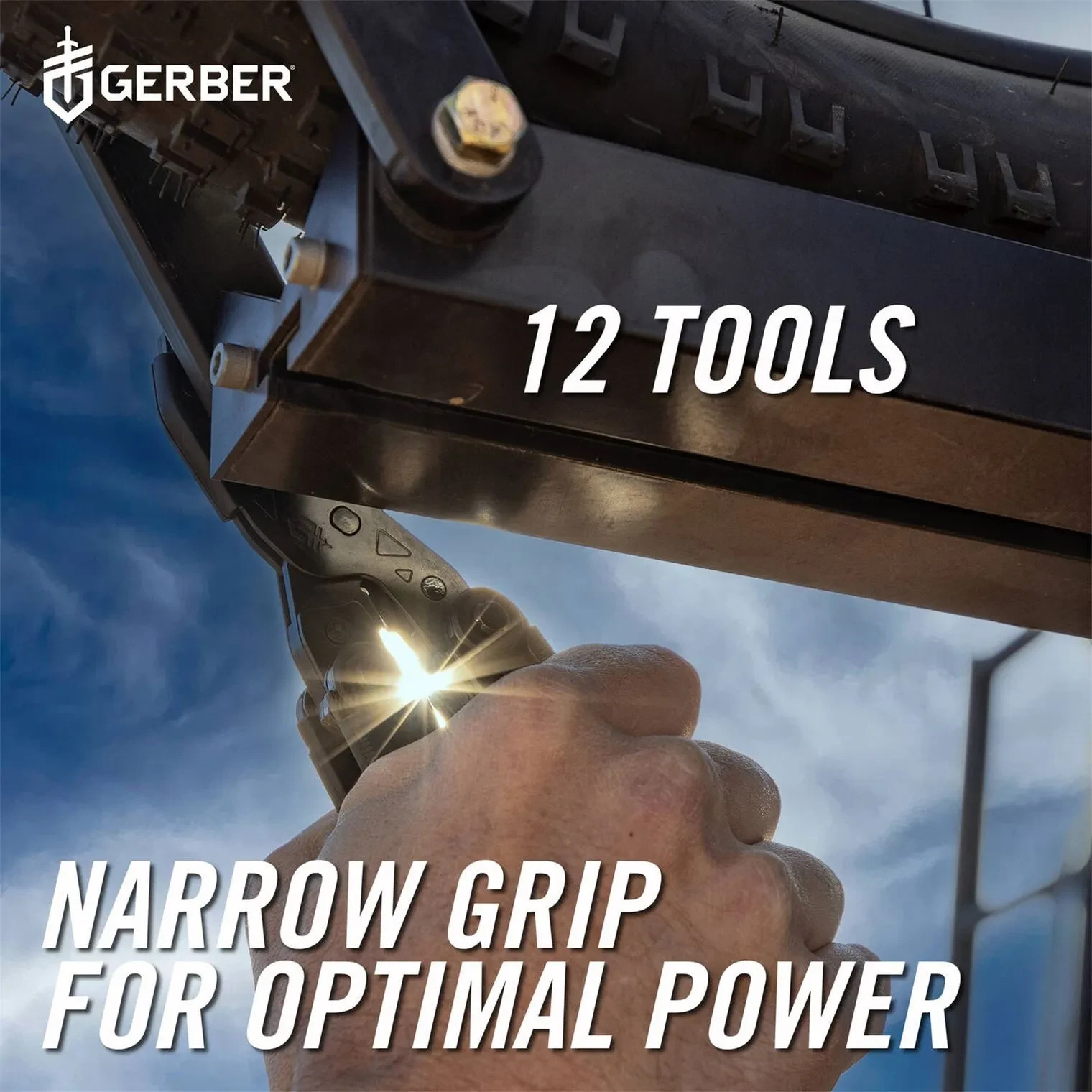 Gerber Dual Force Multi-Tool Stainless Steel 12 Tools – Black