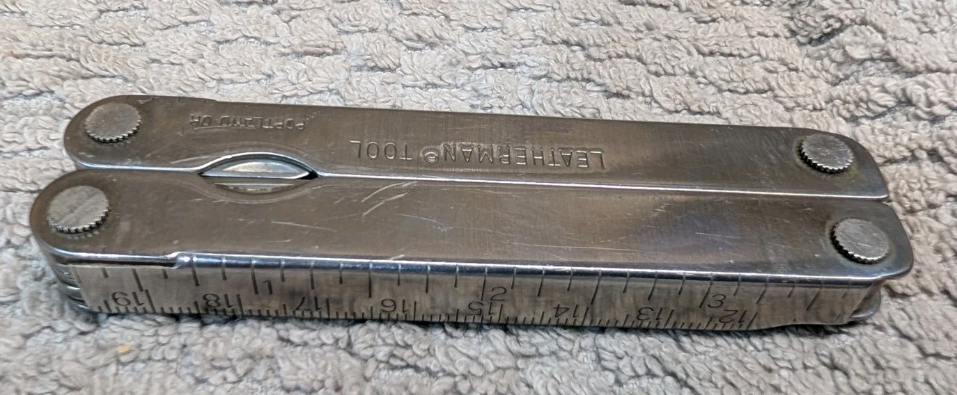 Vintage Leatherman PST II Multi-Tool With Original Box Leather Sheath Manual