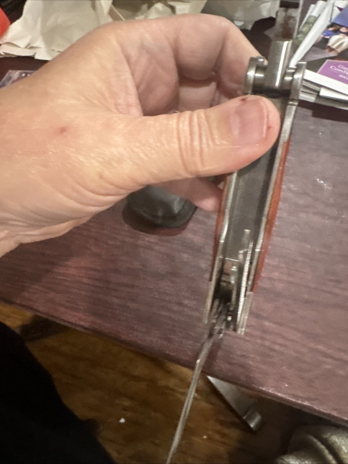 Sheffield 12-In-1 Multi Tool w/ Hardwood Handle Pliers Knife Blades Screwdrivers