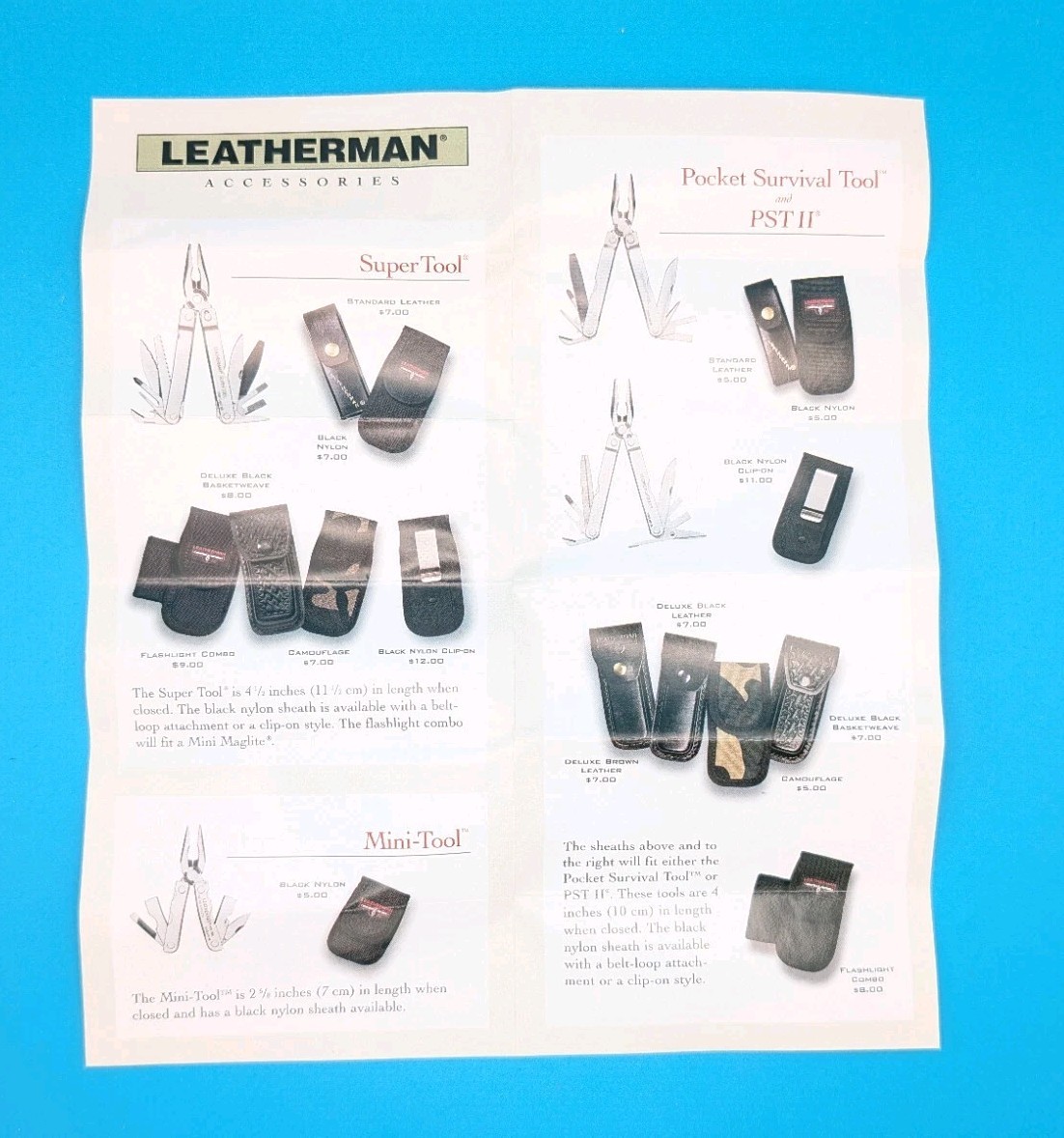 Leatherman PST 2 Multi Tool! 12/97 date stamp! Fast Shipping! With Sheath! NEW!