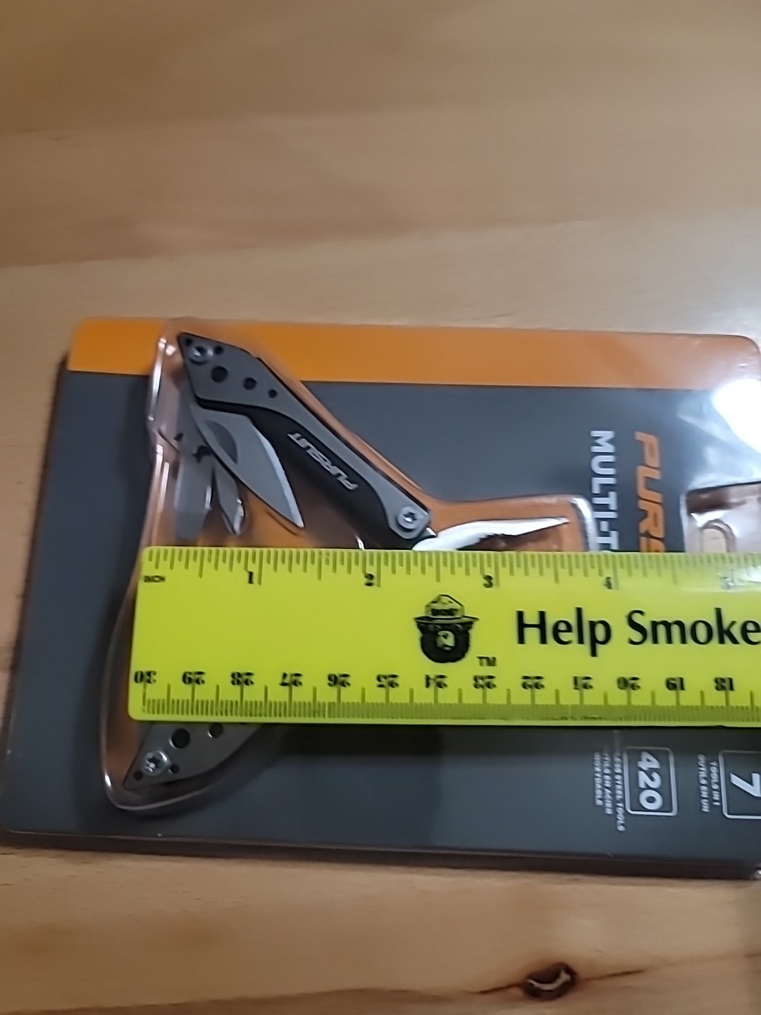 PURSUIT Multi-tool 7-in-1 Stainless Steel/ Black Color Combo Tool New Sealed