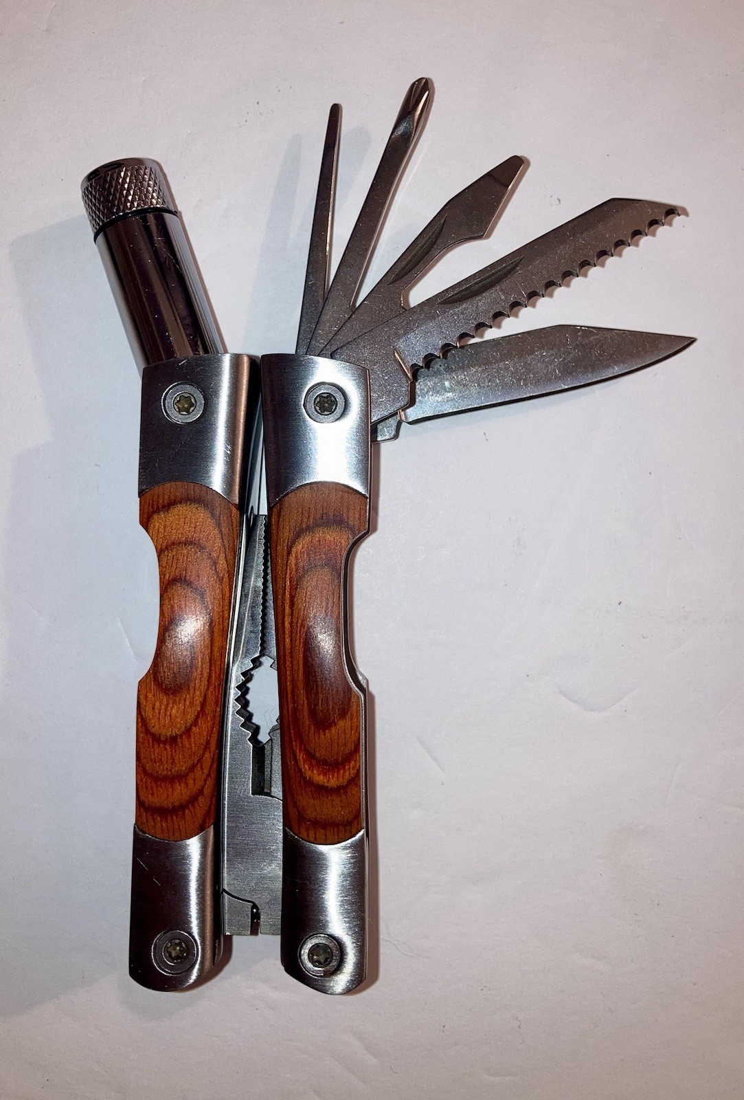 Greatland Multi Tool 3.5” W/ Pliers, Screwdriver, Can/bottle Opener, And Knifes