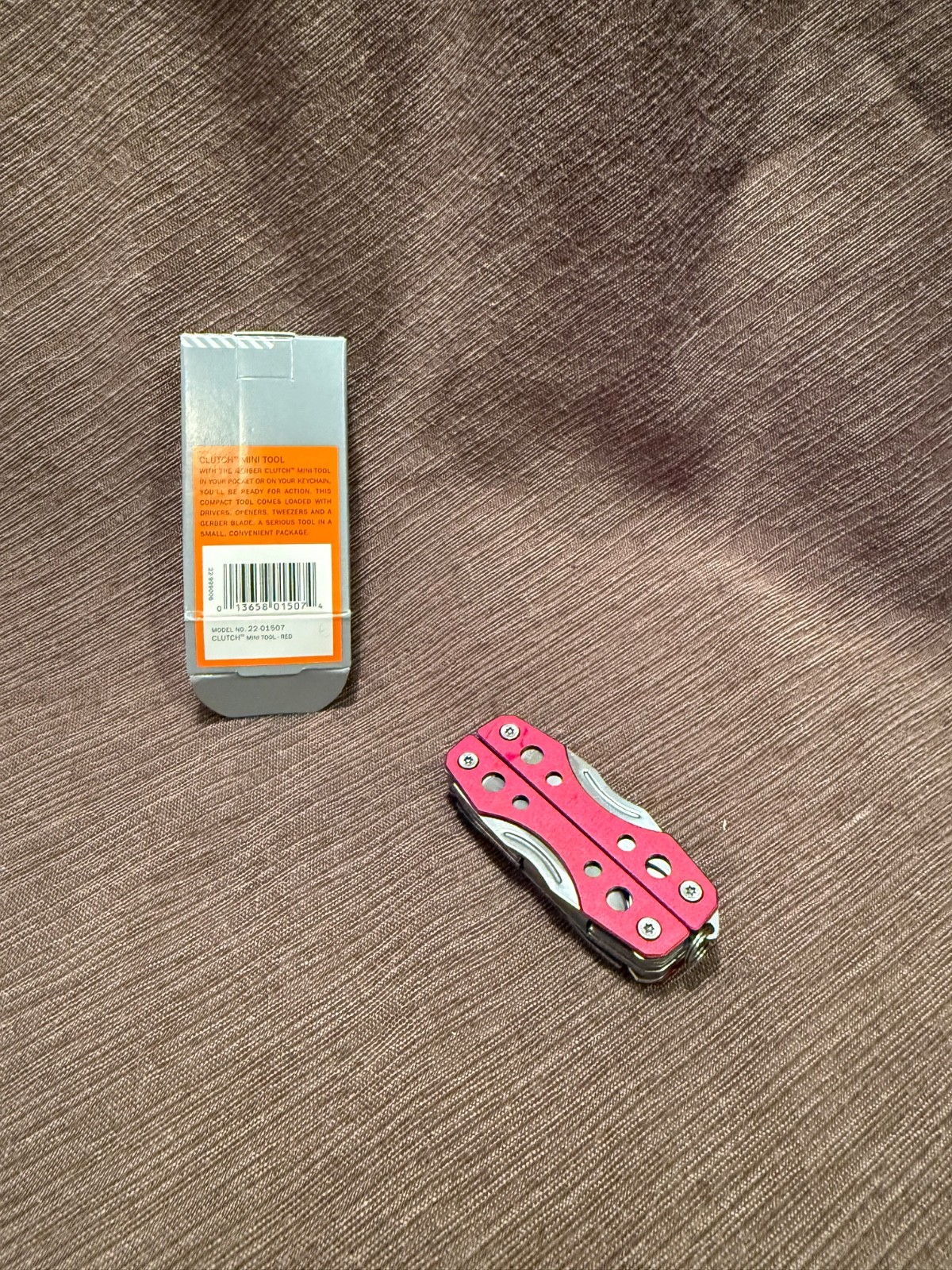 Gerber Clutch Mini Multi-Tool Red 22-01507 NIB Pliers Blade Keychain China