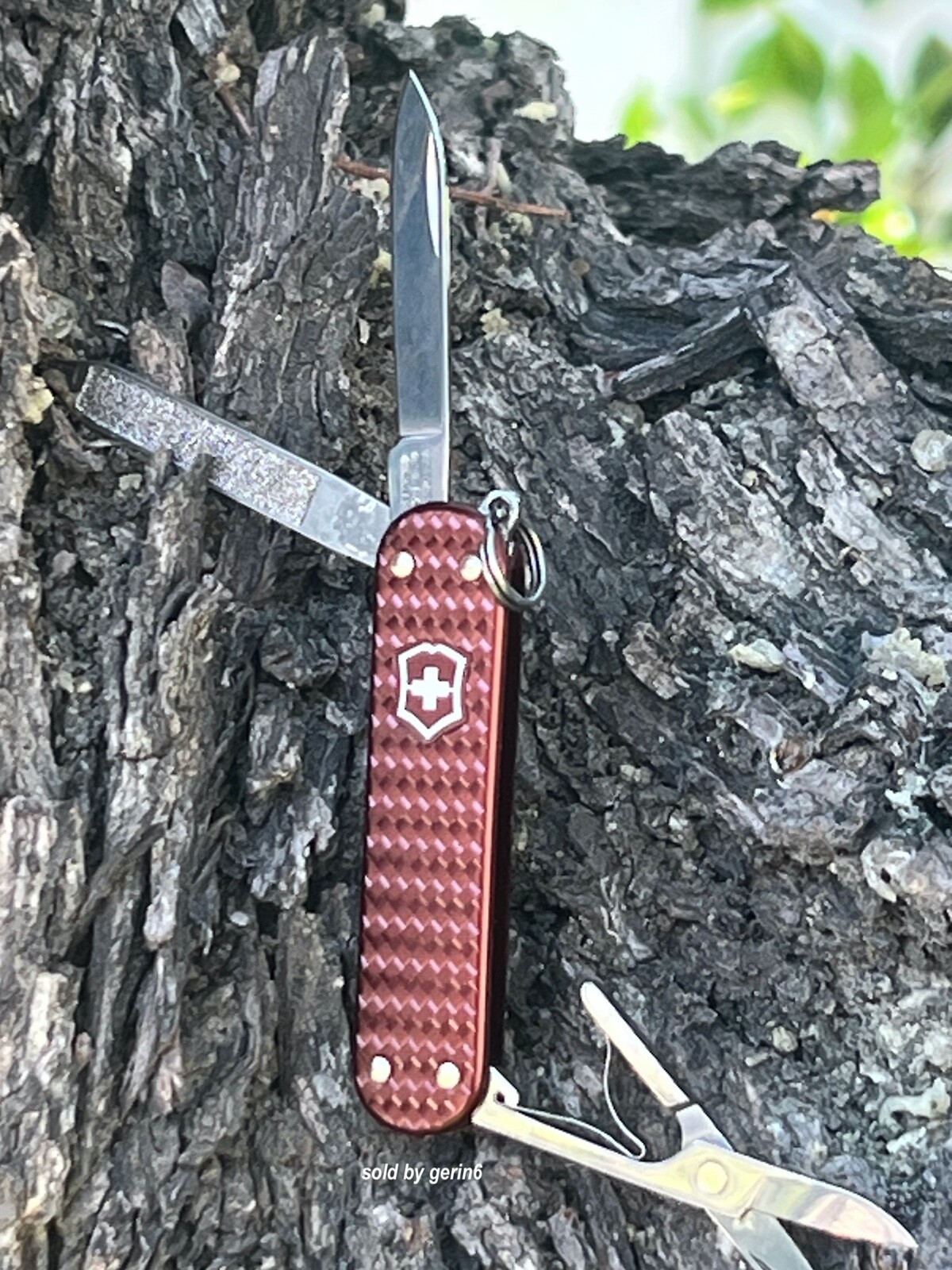 Swiss Army Knife, Classic Hazel Brown Alox, Victorinox 0.6221.4011G, New In Box