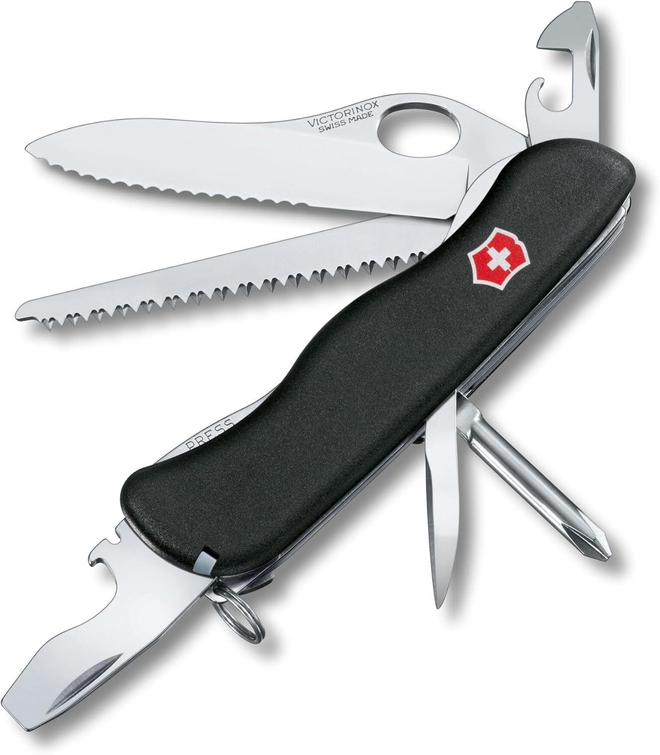 Victorinox One-Hand Trekker Swiss Army Knife 12 Function Swiss Made Pocket – New