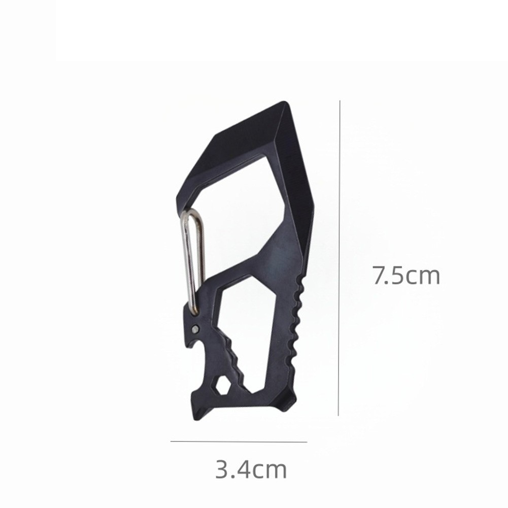 Keychain Clip Bottle Opener Light Weight Multi-tools 20g 7.5*3.4*0.5cm