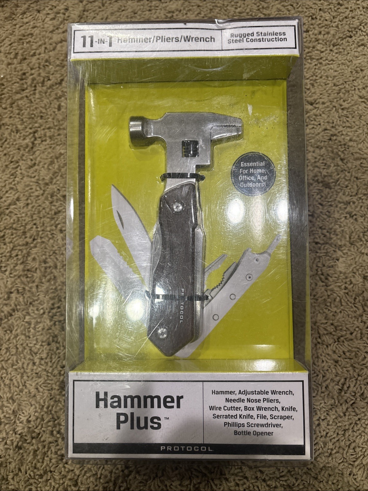 Protocol Hammer Plus 11 in 1 Multipurpose Tool – BRAND NEW K8