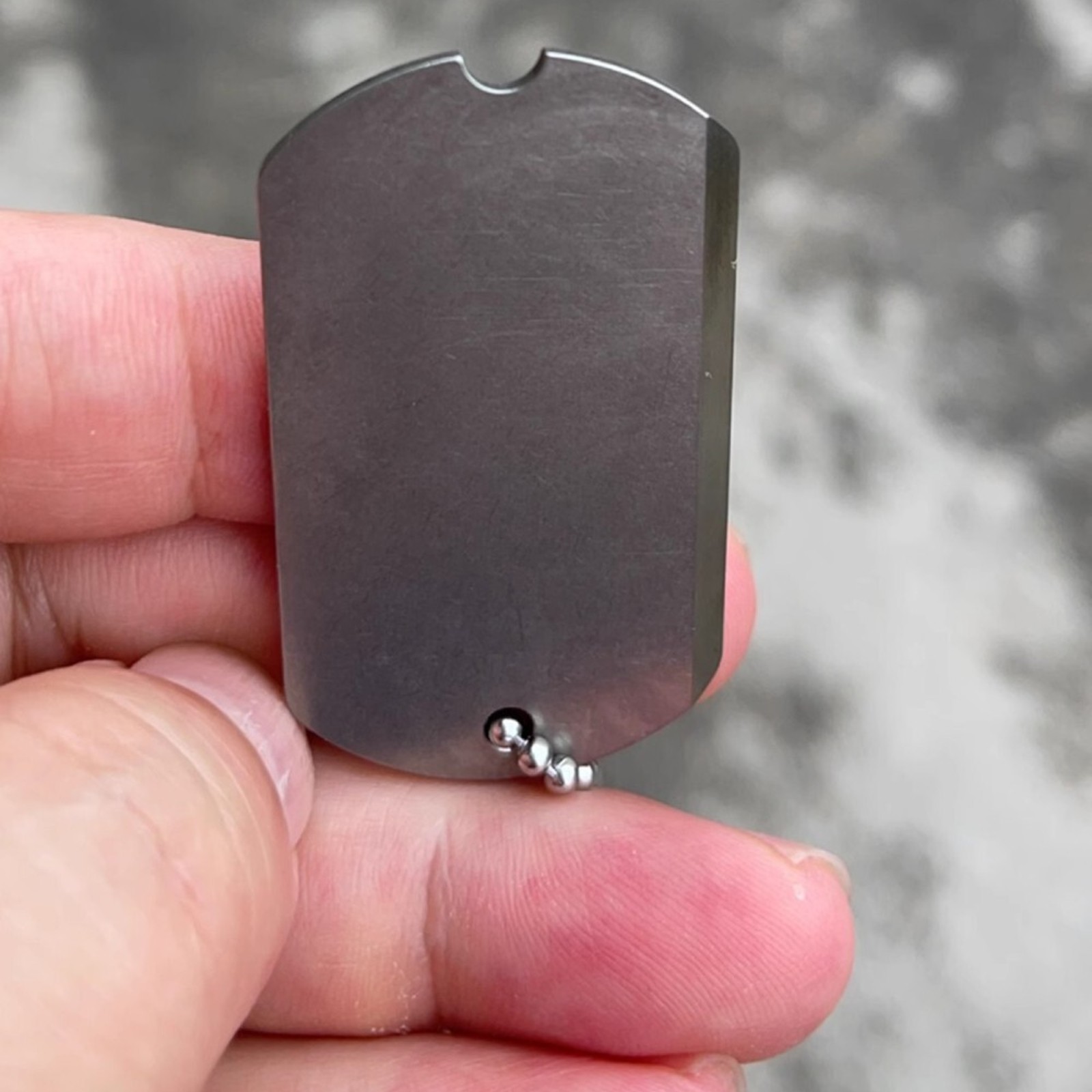 New Titanium Alloy Dog Tag Pendant Necklace Pet Dog Identity Card Necklace