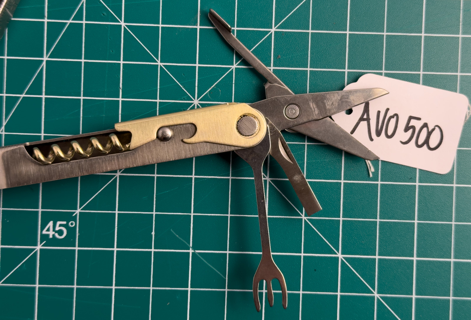 Leatherman Flair Stainless Multi-Tool Knife Corkscrew #AV0500