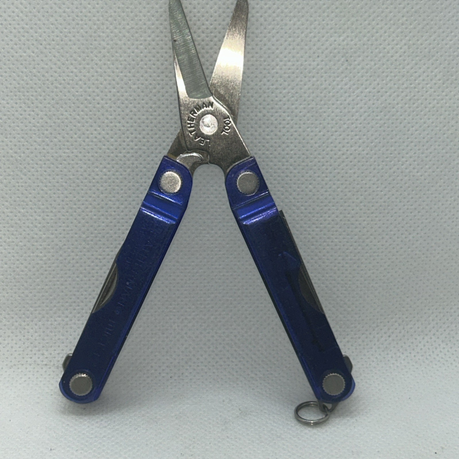 Leatherman Micra Multi-Tool – Blue Stainless Steel Very Nice Never Used Or Cut