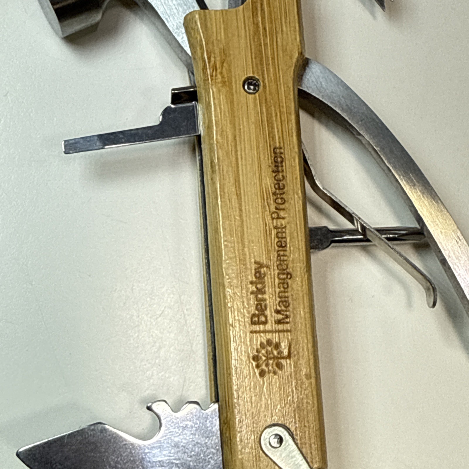 Wood and Stainless Hammer Tool 12-IN 1 Multi Tool Wood Handle