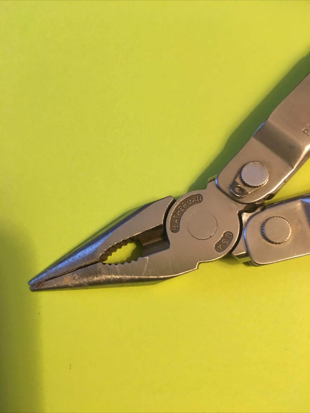 Leatherman Super Tool Made USA Portland Or. 8 Blades, Pliers, And Measure Sturdy
