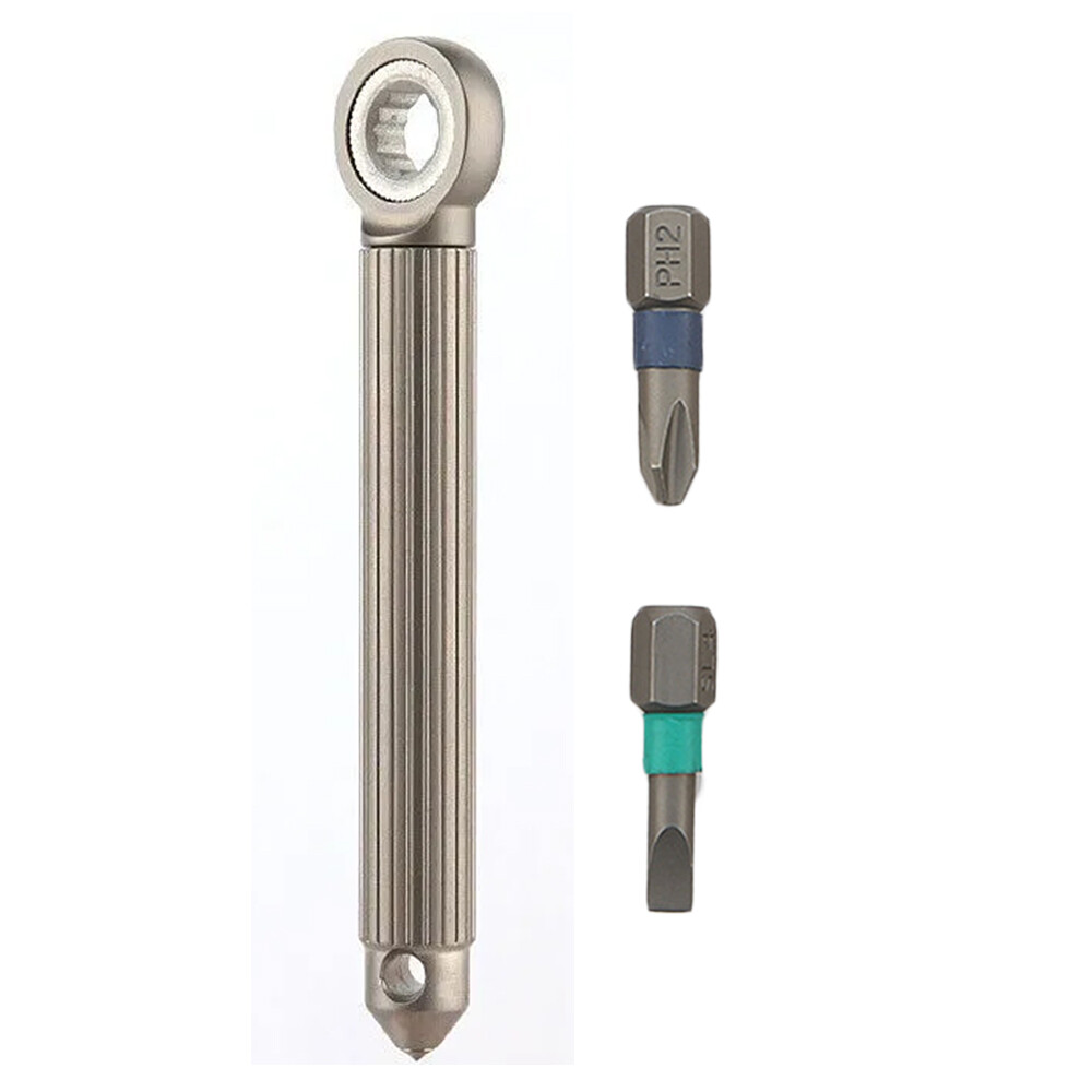 Titanium S2 steel Multi Tools Card Screwdriver Pocket Outdoor Keychain EDC New