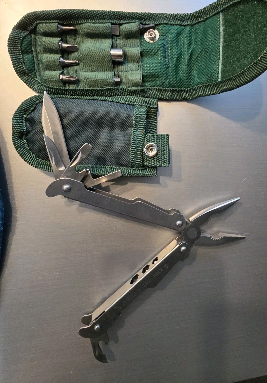 American Camper Stainless Steel Campers Multi Purpose Tool Kit w/Carrying Case