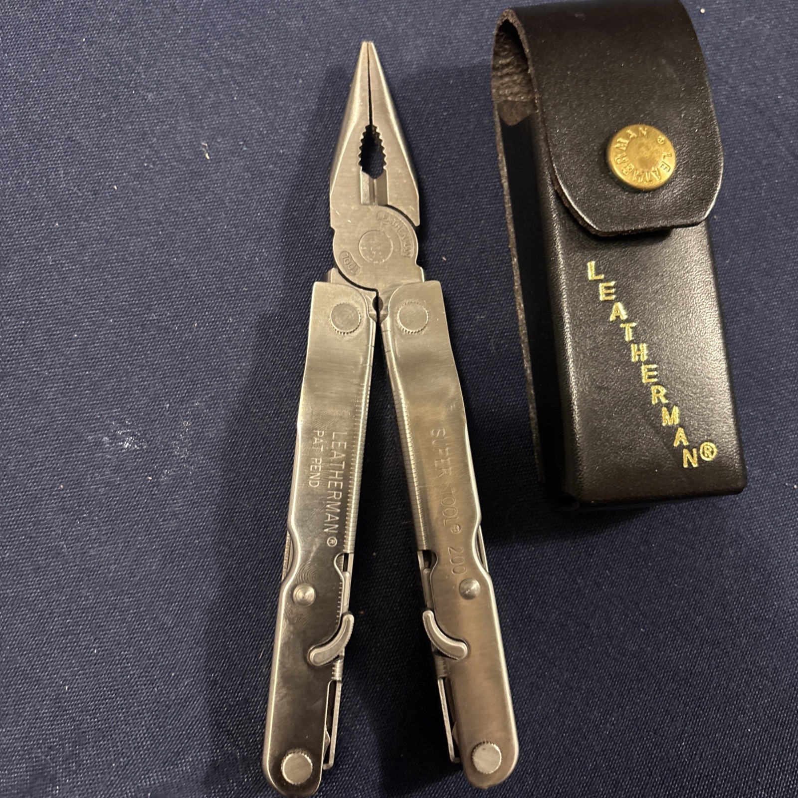 Leatherman Tool PST w/Leather Sheath Multi-tool Knife 04/96 – (PST II Tool Set)