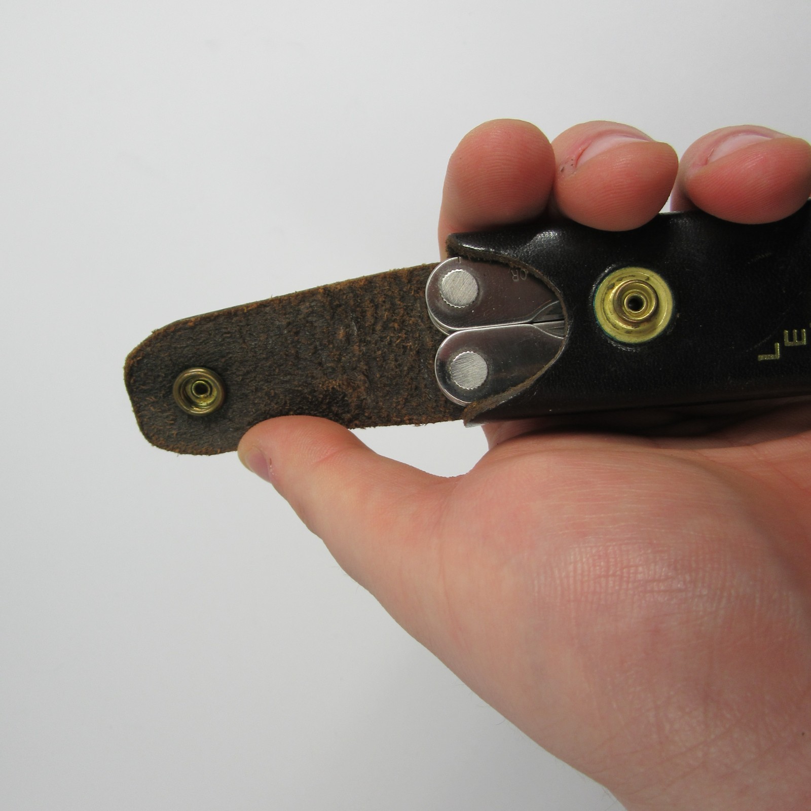Leatherman Super Tool 1997 Multi-Tool Mint w/Leather Sheath 0997 PAT PEND USA