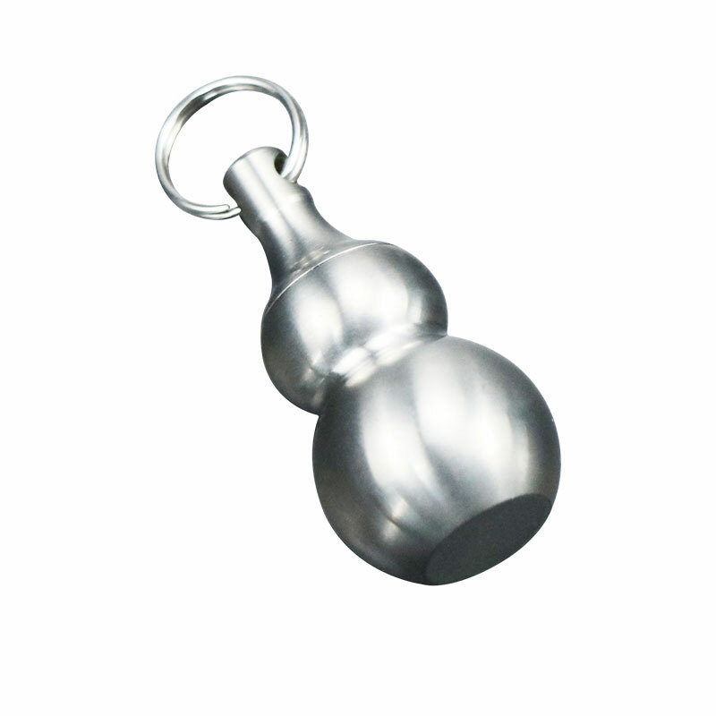 Outdoor Titanium Keychain Waterproof Box Sealed Tank Pendant EDC Survival Tool