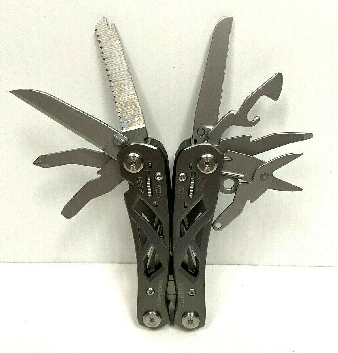 Gerber 8971018E Suspension Scissors Pliers Opener Saw Folding Tools Multitool