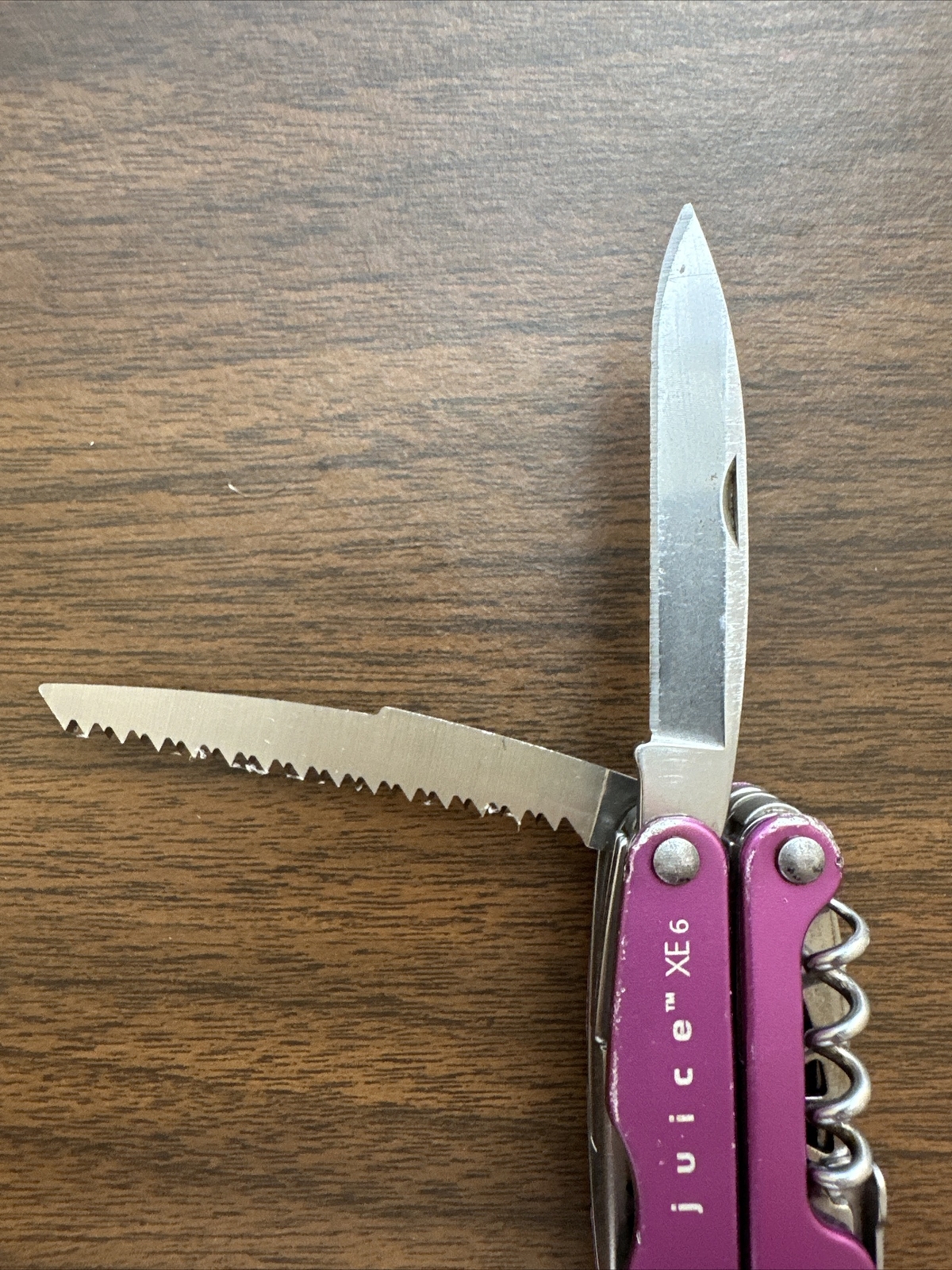 Discontinued Gen 1 Purple Leatherman Juice XE6, Fish, Great EDC *READ*