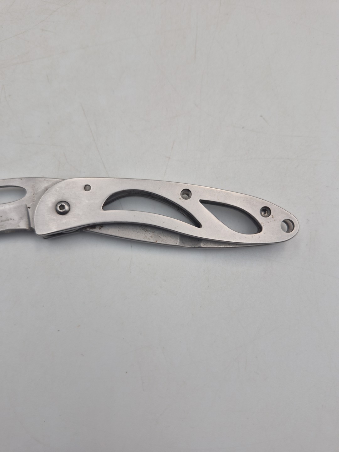 VINTAGE SNAP-ON KEY CHAIN KNIFE 3″ STAINLESS STEEL- Appalachian Trail READ DESC