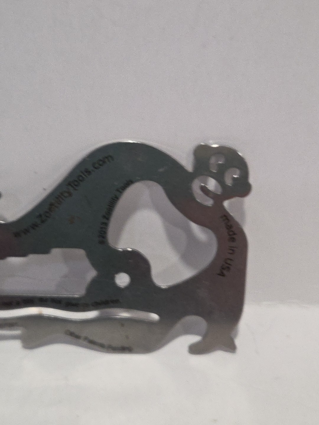 Zootility Tools Pocket Monkey Flat Multi Tool Fits Your Wallet Stainless Steel