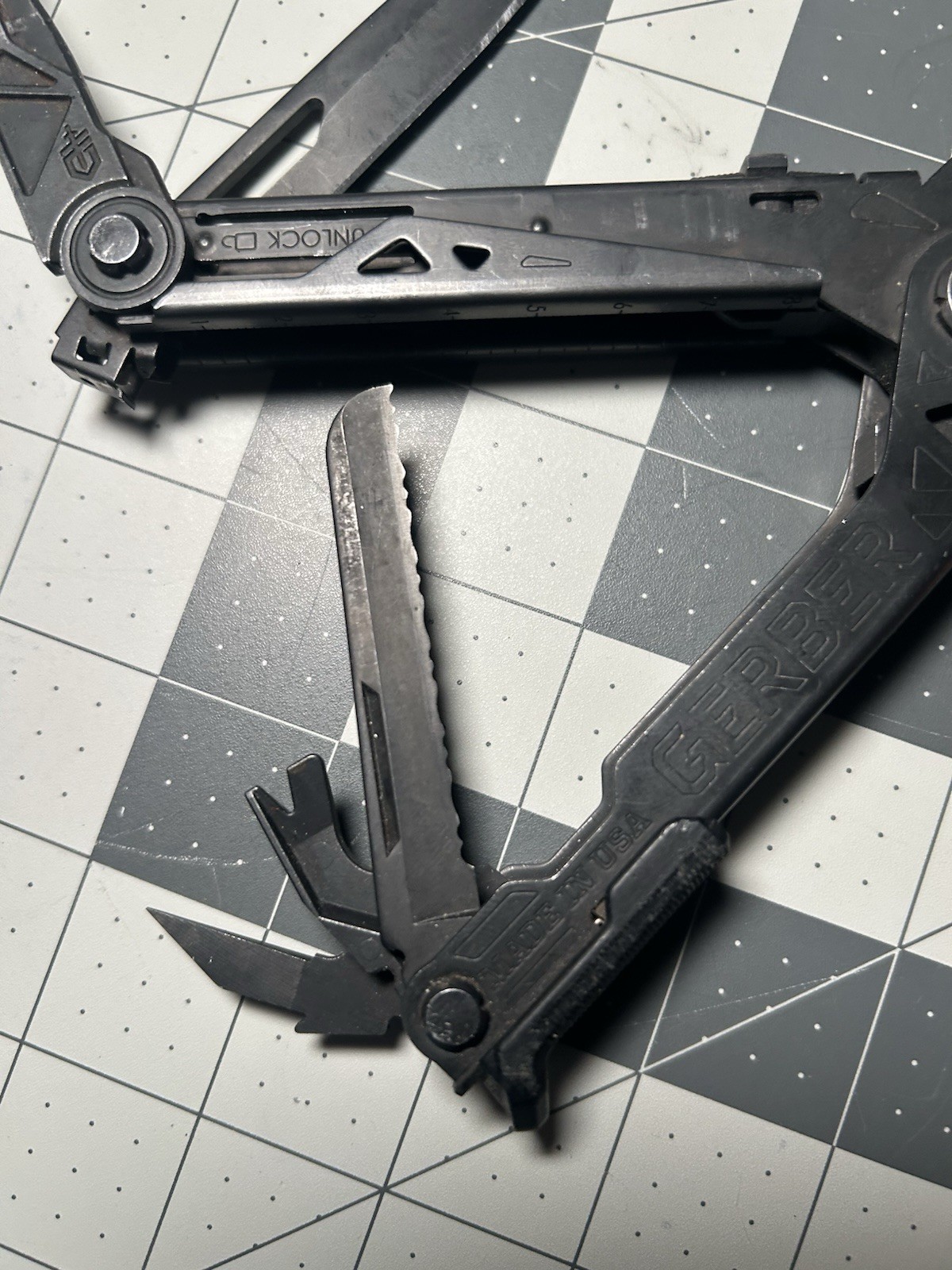 Gerber Center Drive Multi-Tool and Fast Ball Knife USA Made, And Civivi Axis