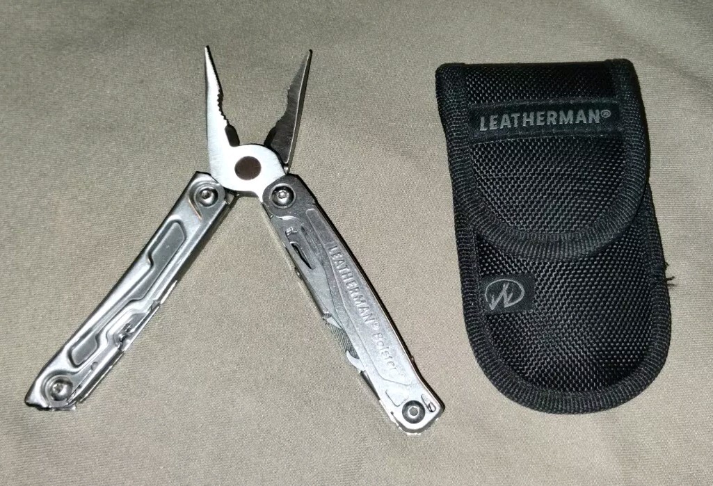 Leatherman Bolster 13-Tool Stainless Steel Multi-tool & Sheath Lightweight 5.9oz