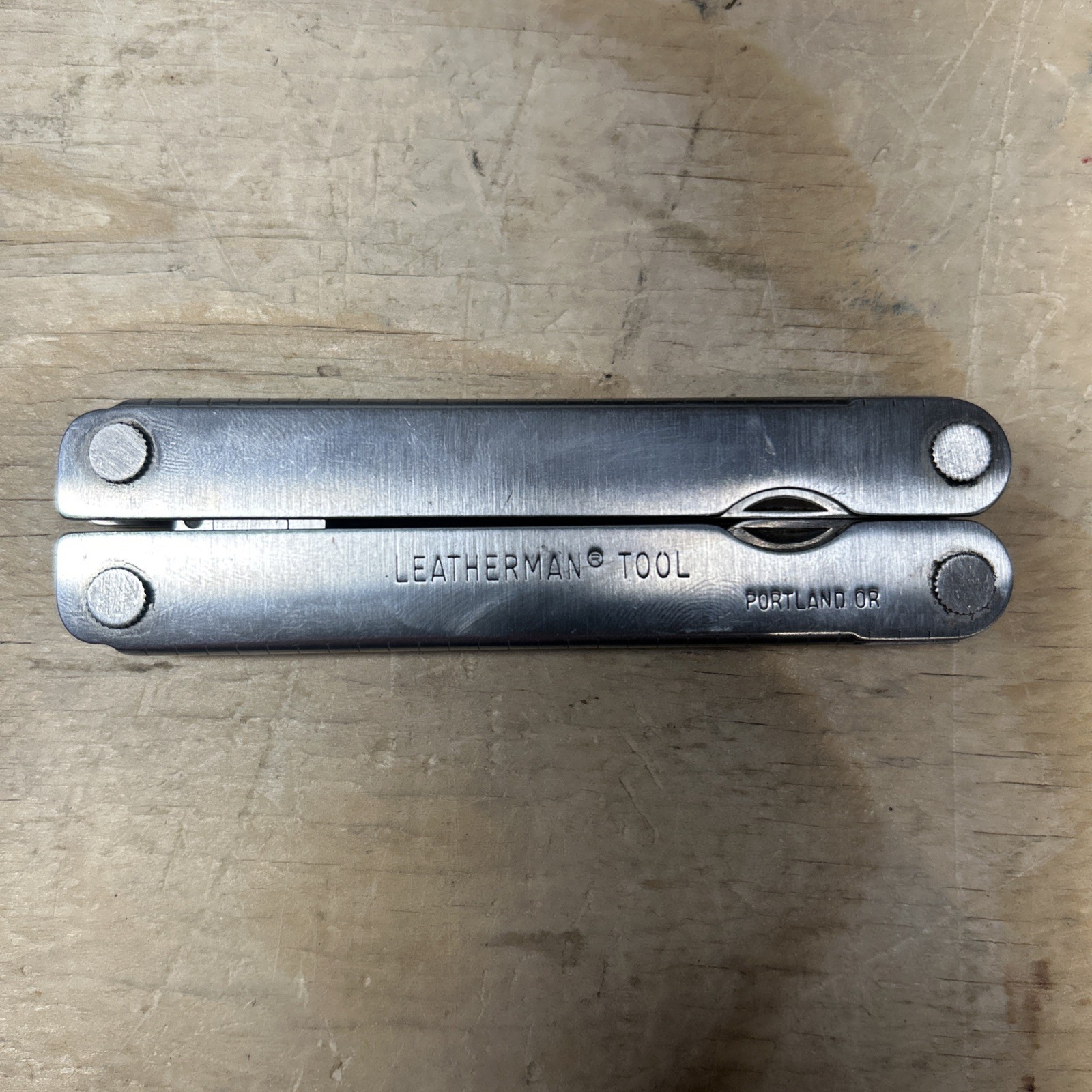 Original Leatherman PST POCKET SURVIVAL TOOL Vintage With Sheath Stainless Steel