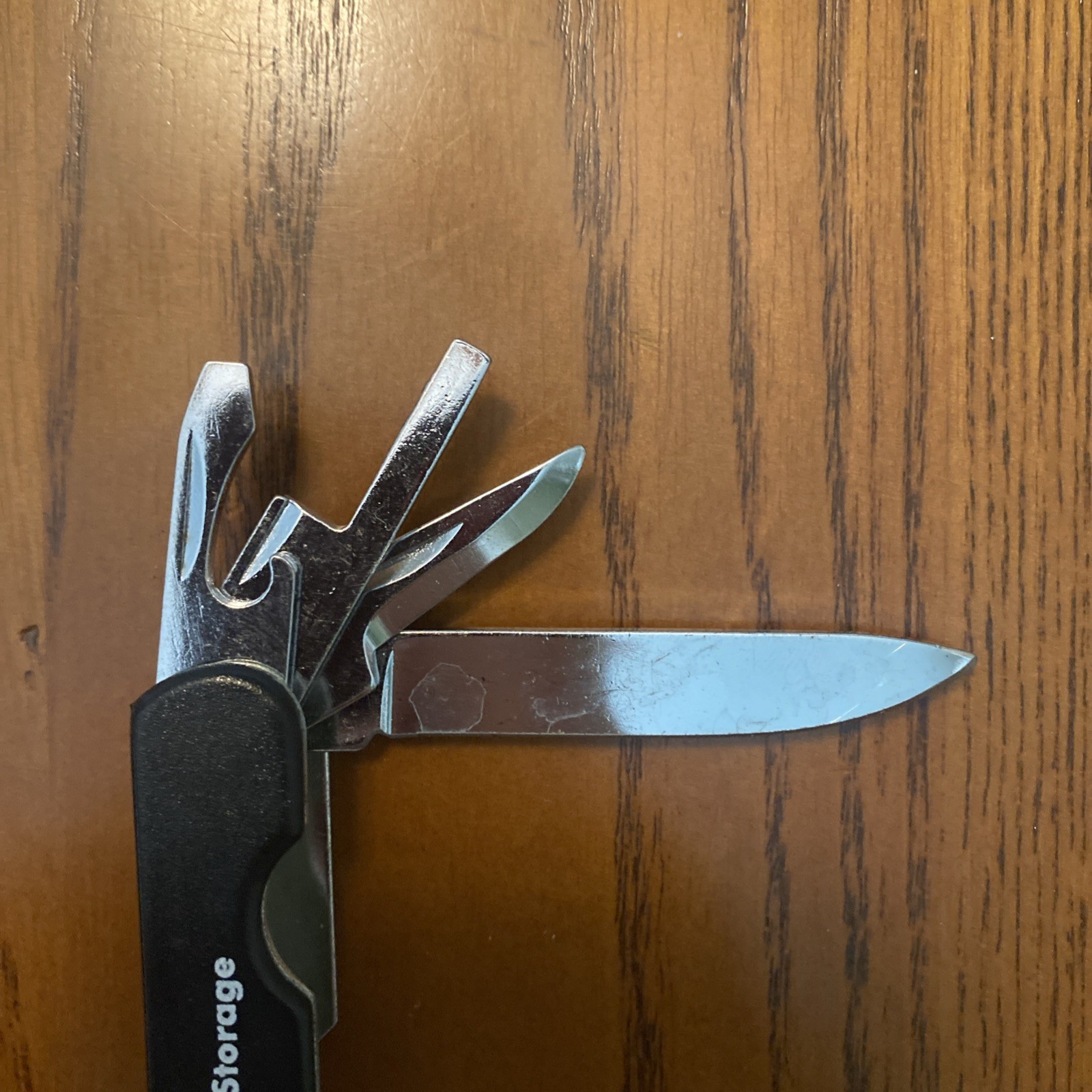 HP Black Multi Tool With 8 Attachments, Pliers, And Leather Sheath