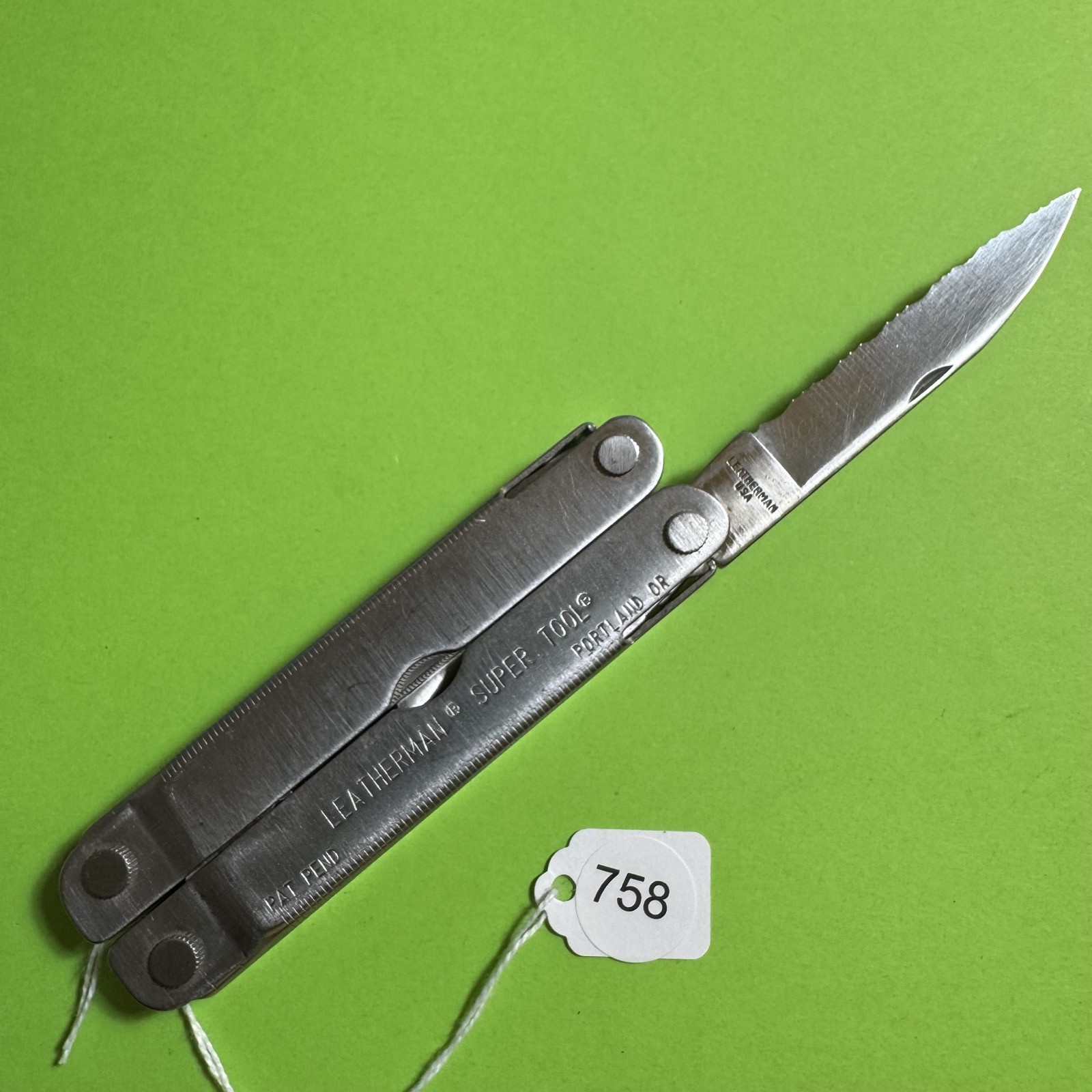 Leatherman Super Tool Plier Multi Tool Pocket Knife Stainless EDC #758